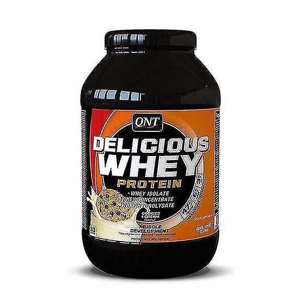 QNT Delicious Whey Protein Powder Bodybuilding Muscle Mass Growth Cookies 2.2kg on Productcaster.