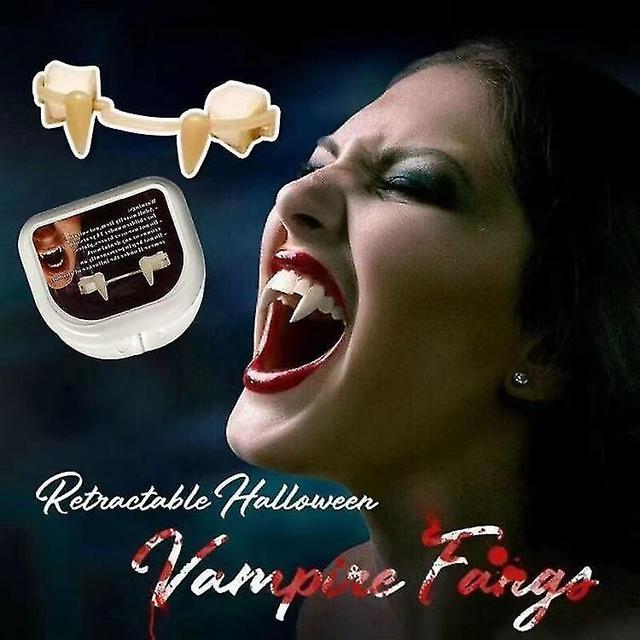 2022 New Retractable Vampire Fangs Decoration Buy 1 Get 2 on Productcaster.