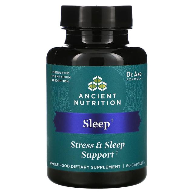 Dr. Axe / Ancient Nutrition, Sleep, Stress & Sleep Support, 60 Capsules on Productcaster.