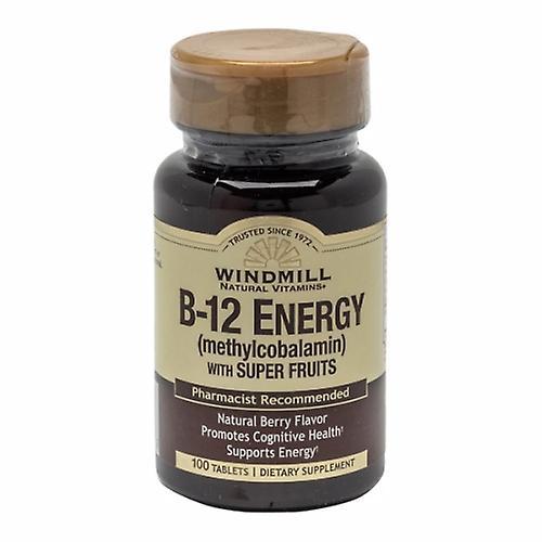 Windmill Health Vitamin B-12 with Super Fruits, 100 Tabs (Pack of 1) on Productcaster.