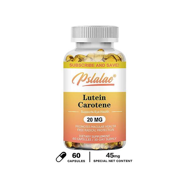 Visgaler Lutein Capsules Contain Zeaxanthin Carotene To Relieve Eye Pressure And Blue Light Macular Protection To Protect Vision. 60 Capsules on Productcaster.