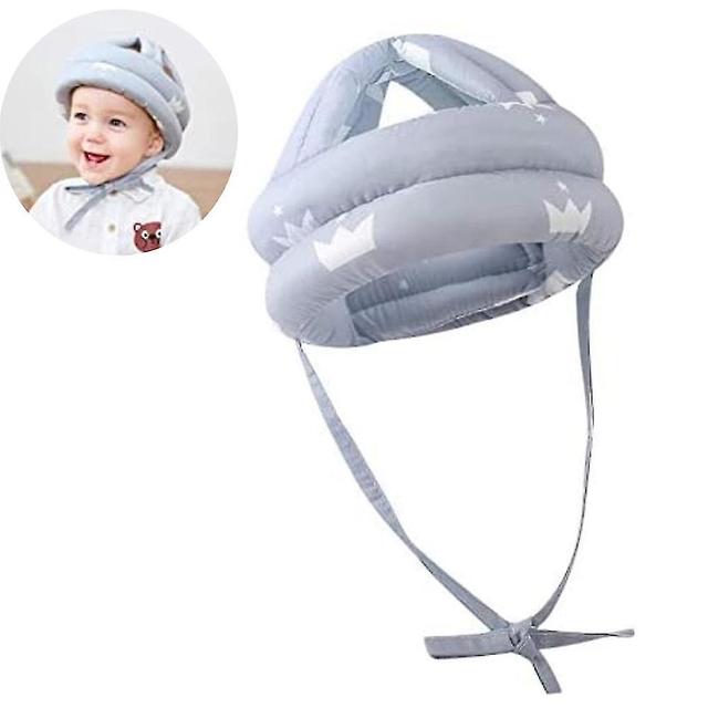 Baby Helm Schutzhelm Sugling Kleinkind Kinder Anti-kollision Kopfschutzkappe Schutzhut Baumwolle Hut Kopfschutzmtze Verstellbarer Kopfschutz, 6 Bis 60 on Productcaster.