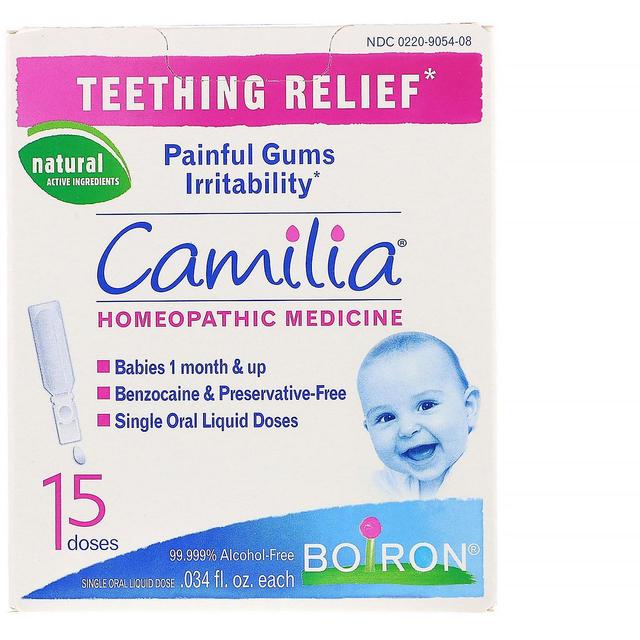 Boiron, Camilia, Barnsjukdomar Relief, 15 Single flytande doser, 0,034 fl oz varje on Productcaster.