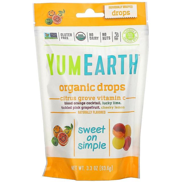 YumEarth, Organic Vitamin C Drops, Citrus Grove, 3.3 oz (93.5 g) on Productcaster.