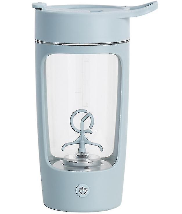 650ml Intelligent Automatic Mixing Cup Protein Powder Meal Replacement Powder Sports Portable Water Bottle blue on Productcaster.