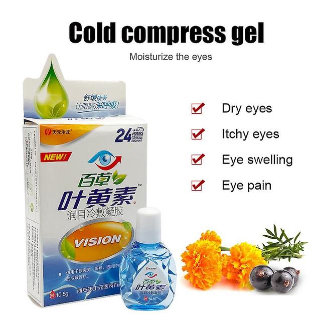 Coscelia Lutein Eye Cleanning Cold Compress Gel Detox Antipruritic Fatigue Improve Vision Relax Massage Eye Care Cool Drop on Productcaster.