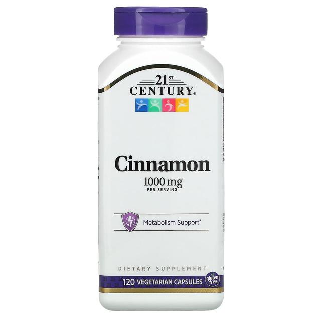 21st Century, Cinnamon, 500 mg, 120 Vegetarian Capsules on Productcaster.