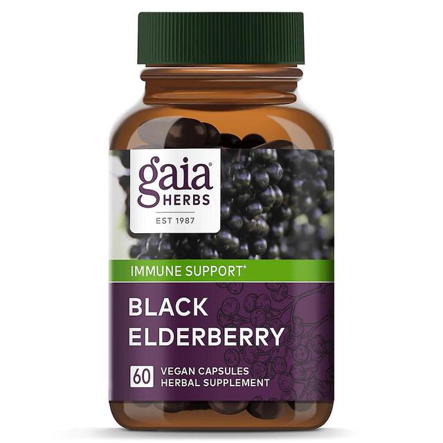 Gaia Herbs Black Elderberry 60 Caps Imunitná podpora * on Productcaster.