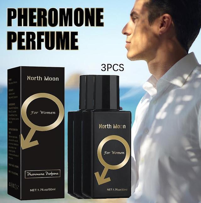 1pc North Moon Perfume Natural Light Fragrance Couple Dating Fresh Niche Atmosphere Perfume Lasting Fragrance 3PCS on Productcaster.