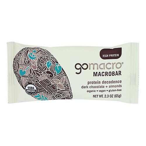 Gomacro Bar Organic Dark Chocolate Mandler, tilfelle av 12 x 2,3 oz (pakke med 1) on Productcaster.