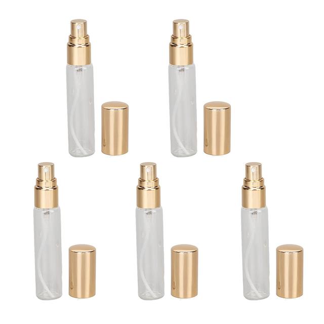 2024 New,5pcs Perfume Spray Bottle Glass Press On Leakproof Portable Refillable Empty Bottle 10ml on Productcaster.