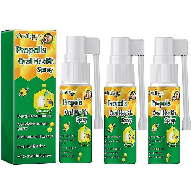 3x Propolis Oral Health Spray, Propolis Oral Spray, Fresh Breath on Productcaster.