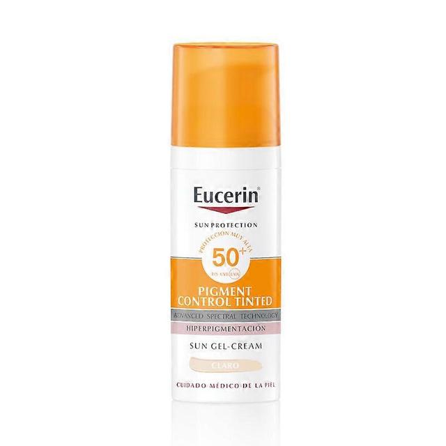 Eucerin sun face pigment control fluid spf50+ tinted light 50ml on Productcaster.