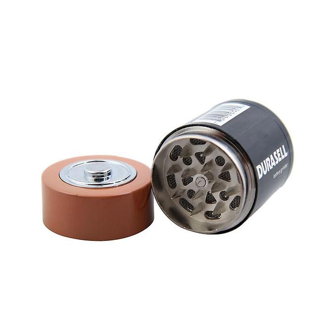 Creative Herbal Herb Tobacco Grinder Battery Shaped Spice Pollen Crusher Kitchen Tool on Productcaster.