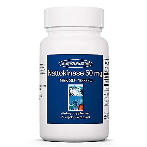 Allergy Research Group Allergie Research Group - Nattokinase Nsk-sd 50mg - Cardiovasculaire/bloedsomloopgezondheid - 90 Vegetarische Capsules on Productcaster.