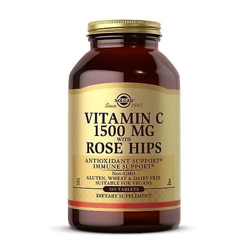 Solgar Vitamina C con Rosa Mosqueta, 1500 mg, 180 tabletas (paquete de 2) on Productcaster.