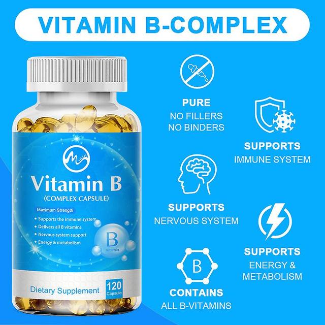 Visgaler Vitamin B Complex With Methyl B12 Methyl Folate Vitb6 Biotin Plus Choline Fruit Vegetable Blend Supply Energy Health Care 30 Per on Productcaster.