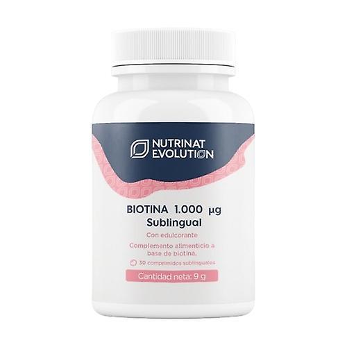 Nutrinat Evolution Biotin 1000 sublingual 30 tablets (Red Berries) on Productcaster.