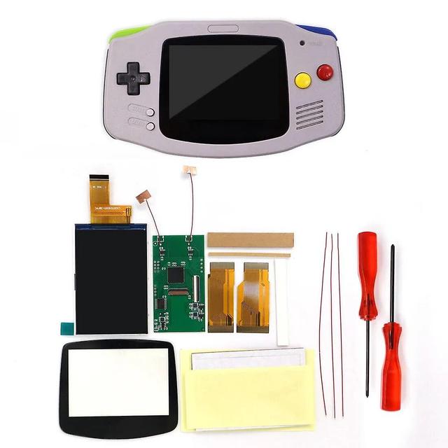 Game Console Accessories Easy Install V5 Drop In Gba 3.0\ Grey on Productcaster.