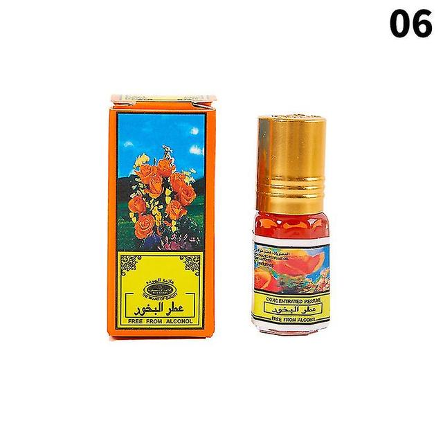 6ML Muslim Roll-On Perfume Premium Natural Perfume Fragrance Scented Oil Multicolor YELLOWROSE on Productcaster.