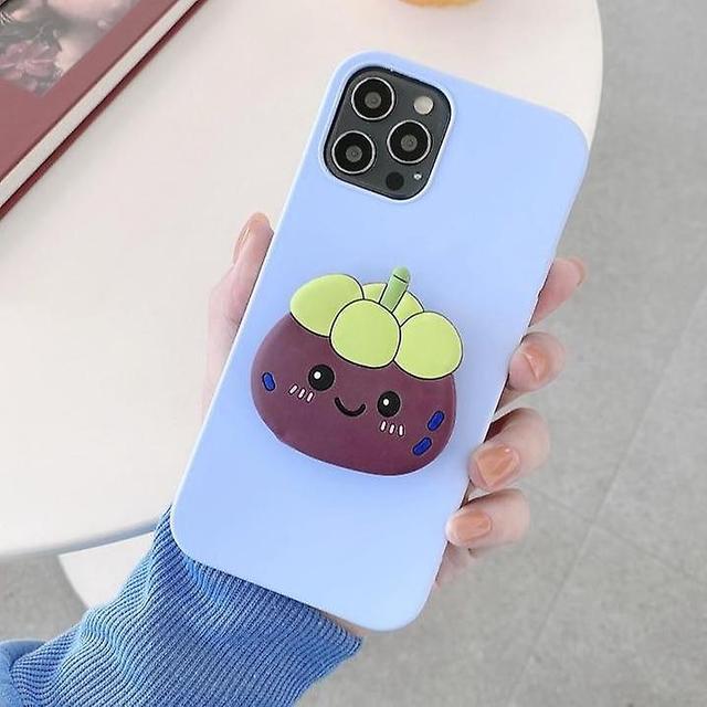 DeliaWinterfel Fruit Avocado, Orange, Strawberry, Peach Cover For Xiaomi Purple Mangosteen Redmi Note 10 ProMax on Productcaster.