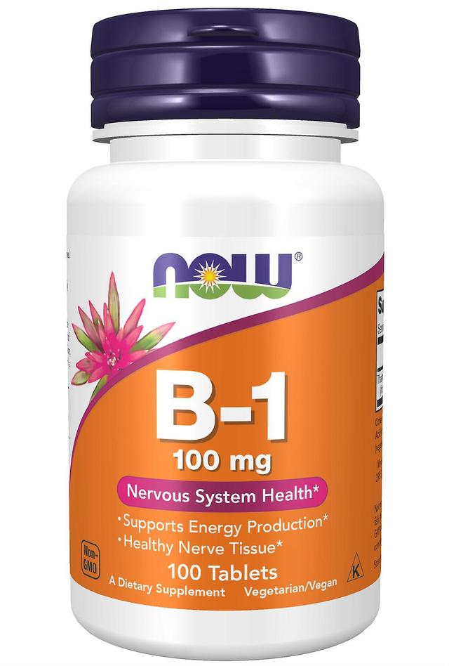 NOW Foods Vitamin B-1 100 mg 100 Tablets on Productcaster.