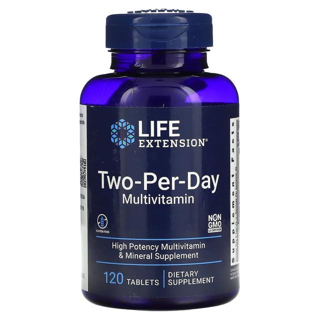 Life Extension Extensão da vida, multivitamínico de dois por dia, 120 comprimidos on Productcaster.