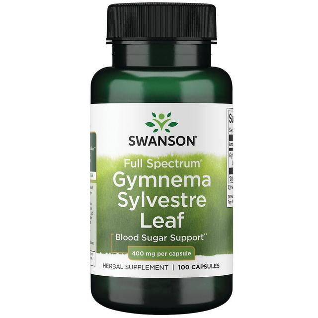 Swanson Full Spectrum Gymnema Sylvestre Leaf 400 mg 100 Kapsułki on Productcaster.