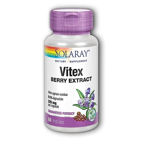 Solaray Vitex Berry Extract,225 mg,60 Caps (Paquet de 6) on Productcaster.