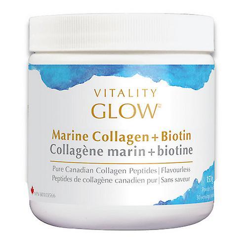 Vitality Products Inc. Vitality Products Inc. GLOW Marine Colágeno + Biotina, 153 gramos on Productcaster.