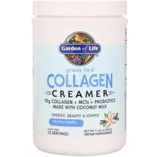 Garden of Life, Grass Fed Collagen Creamer, Creamy Vanilla, 11.64 oz (330 g) on Productcaster.