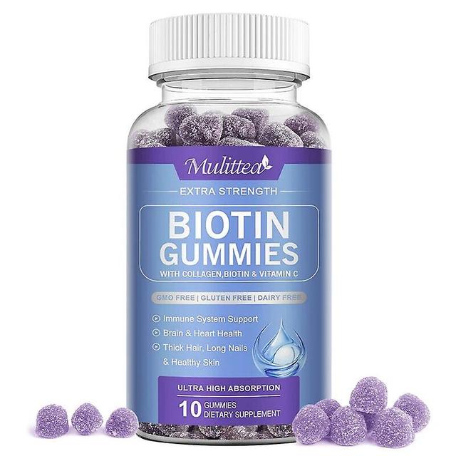 Biotin Gummies for Fixed Hair Skin Care Nail Health Increase Collagen Protein Vitamins C E Dietary SupplementTIB TIB . 10pcs on Productcaster.