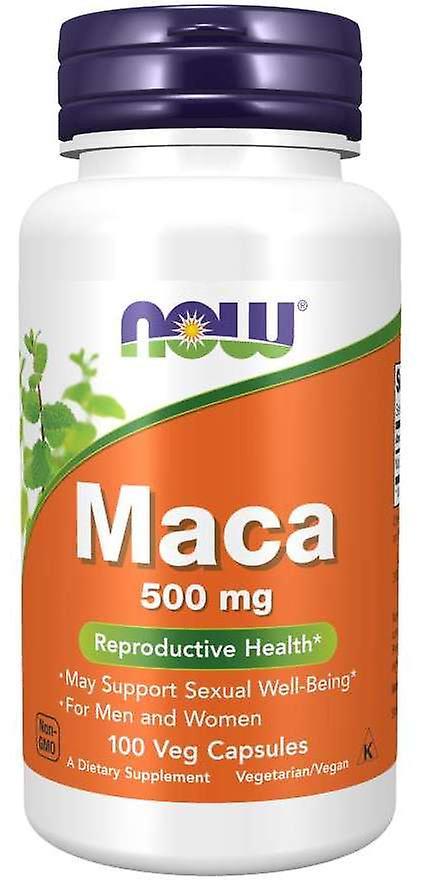 Now Foods Maca 500 mg 100 Capsules Vegetables on Productcaster.