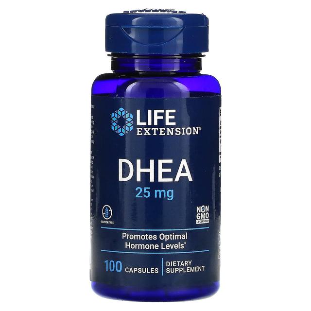 Life Extension Livsforlængelse, DHEA, 25 mg, 100 kapsler on Productcaster.