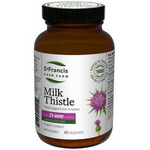 St. Francis Herb Farm Inc. St. Francis Herb Farm Inc. Milk Thistle (5:1 Powder Extract), 60 Veg Caps on Productcaster.