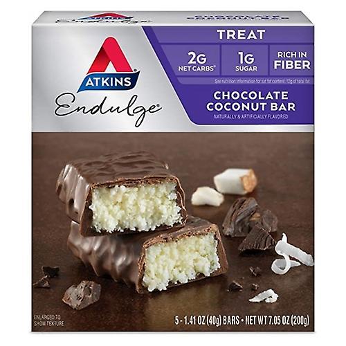 Atkins Endulge Bar, Chocolate Coconut 5 Pack (Pack of 3) on Productcaster.