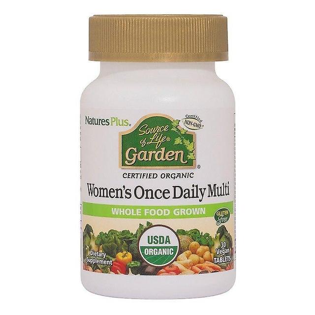 Nature's Plus Source of Life Garden Organic Womens Daily Tabs 30 (30747) on Productcaster.