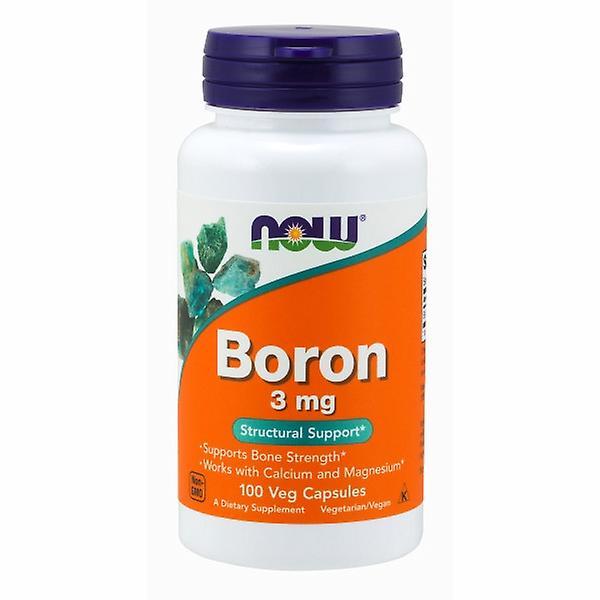 Now Foods Boron,3 mg ,100 Caps (Pack of 4) on Productcaster.