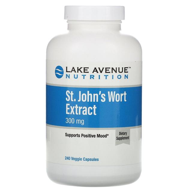 Lake Avenue Nutrition, St. John's Wort Extract, 300 mg, 240 Veggie Capsules on Productcaster.