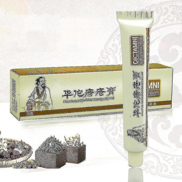 Powerful Hemorrhoids Cream Chinese Herbal Internal And External Mixed Anal Piles Sore Ointment Suppository Eliminates Acne Gel on Productcaster.