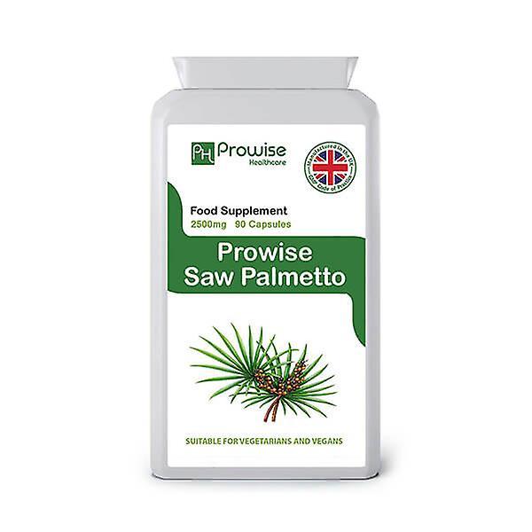 Prowise Healthcare Saw Palmetto Men Ace 2500mg 90 Capsules | Suitable For Vegetarians & Vegans | Made In UK by Prowise on Productcaster.