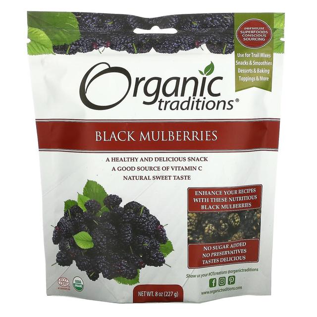 Organic Traditions Bio-Traditionen, Schwarze Maulbeeren, 8 oz (227 g) on Productcaster.