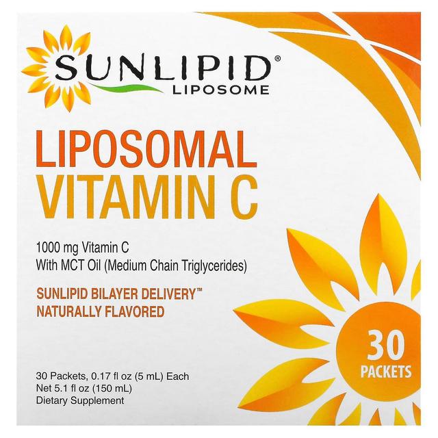 Sunlipid, Liposomale Vitamine C, 30 Pakketten, 0,17 fl oz (5 ml) Elk on Productcaster.