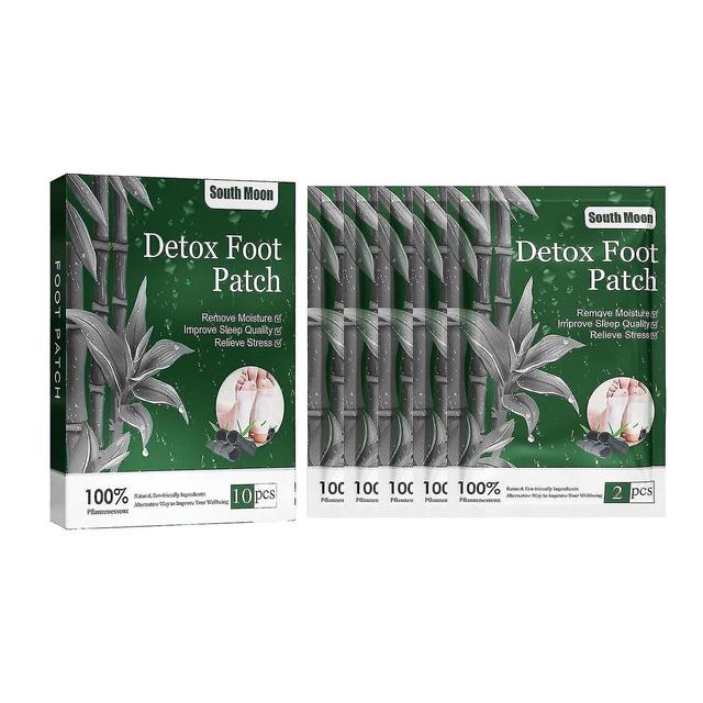 Cerotti per piedi disintossicanti naturali a base di erbe, pulizia profonda dimagrante, sonno e cura dei piedi migliori 10Pc on Productcaster.