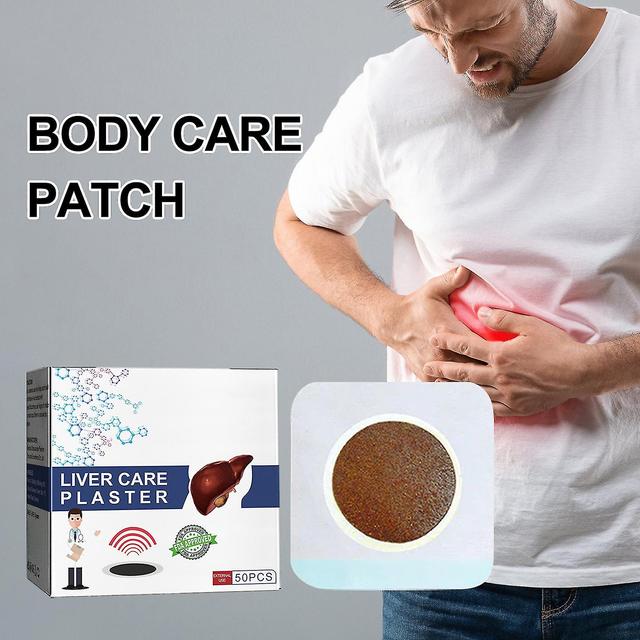 Liver Care Plaster, Improve Digestion Liver Care Stickers, Natural Ingredients Liver Care Patches, For Improving Liver's Detoxification 50 pcs on Productcaster.