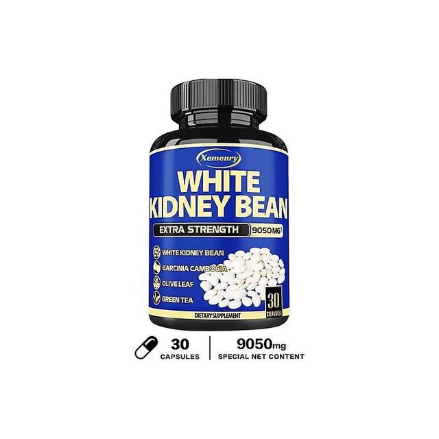 Vorallme 6-in-1 White Kidney Bean Capsules 9050 Mg With Olive Leaf, Green Coffee Bean And Green Tea 30 Capsules on Productcaster.