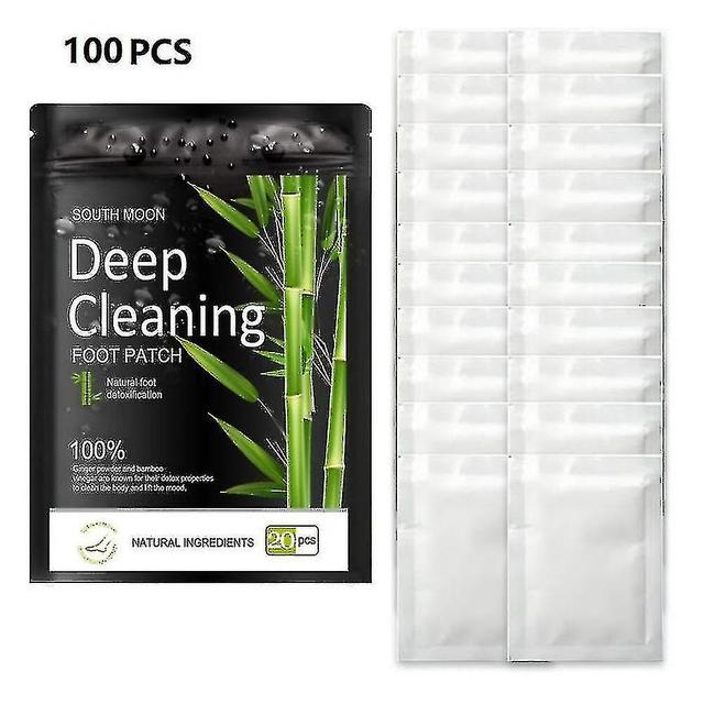 100/20 Stück Detox-Fußpflaster-Pads für Stressabbau und Tiefschlaf Körpergifte Füße # d364848 100PCS on Productcaster.