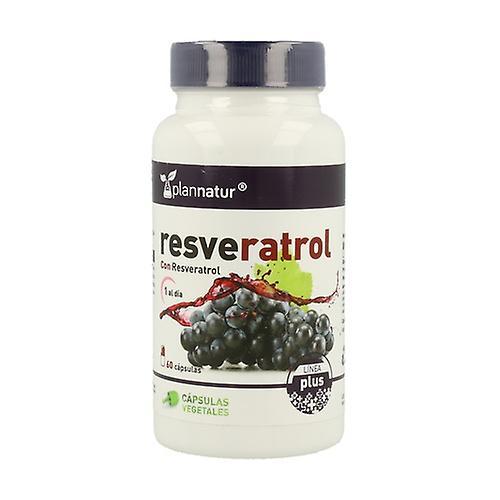 Plannatur Resveratrol 60 capsules on Productcaster.