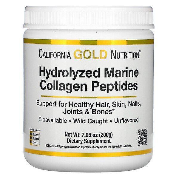 California Gold Nutrition, hydrolysoidut merikollageenipeptidit, maustamattomat, 7,05 oz (200 g) on Productcaster.