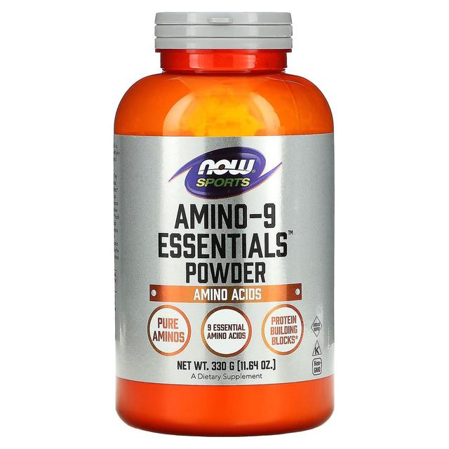 NOW Foods, Sports, Amino-9 Essentials Powder, 11.64 oz (330 g) on Productcaster.